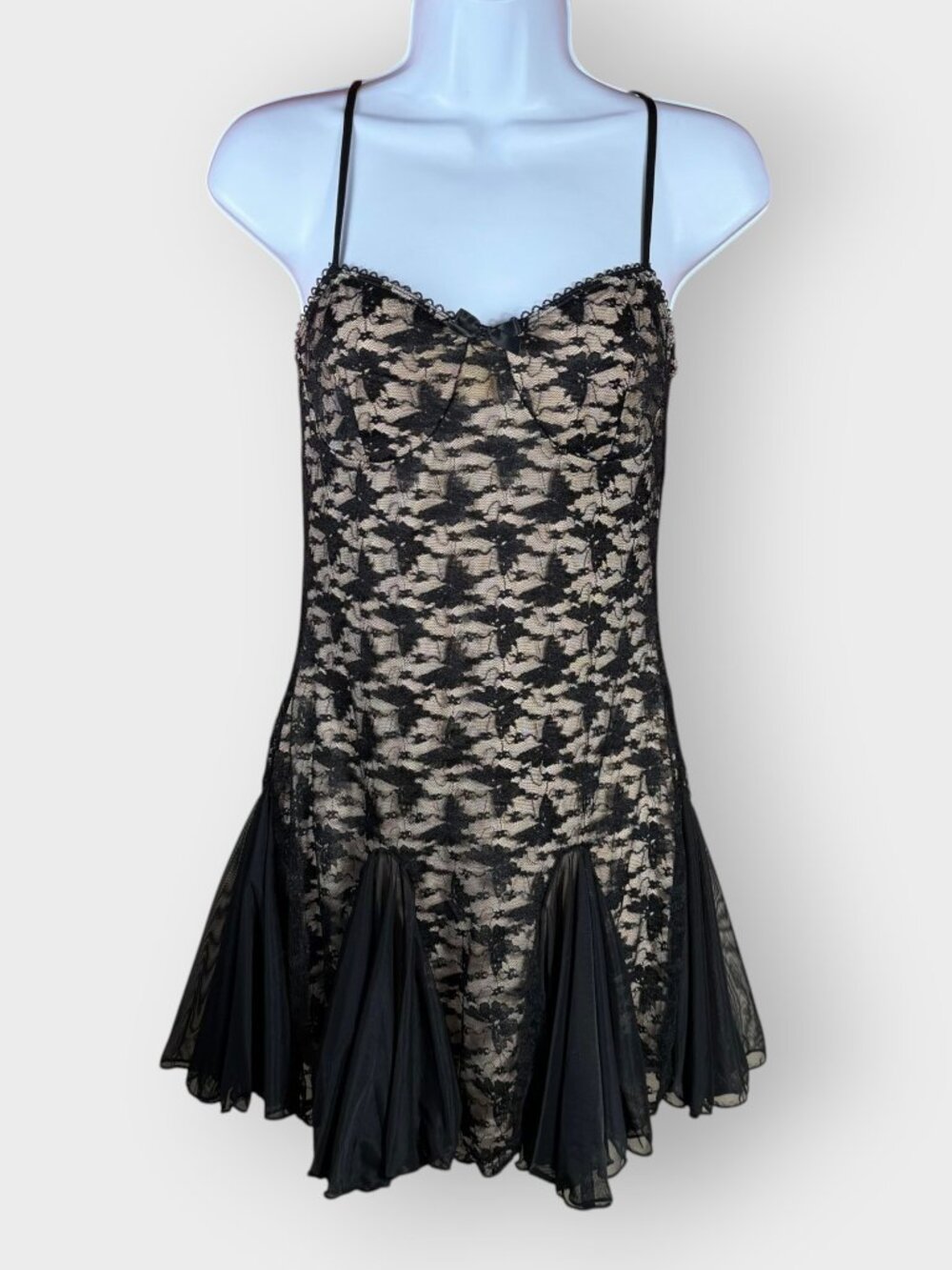 NWT Sugar Thrillz Love Game Dress | Butterfly Lace Mesh Godot | Dark Romantic